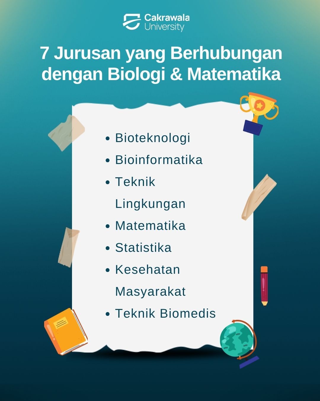 7 Jurusan yang Berhubungan dengan Biologi dan Matematika