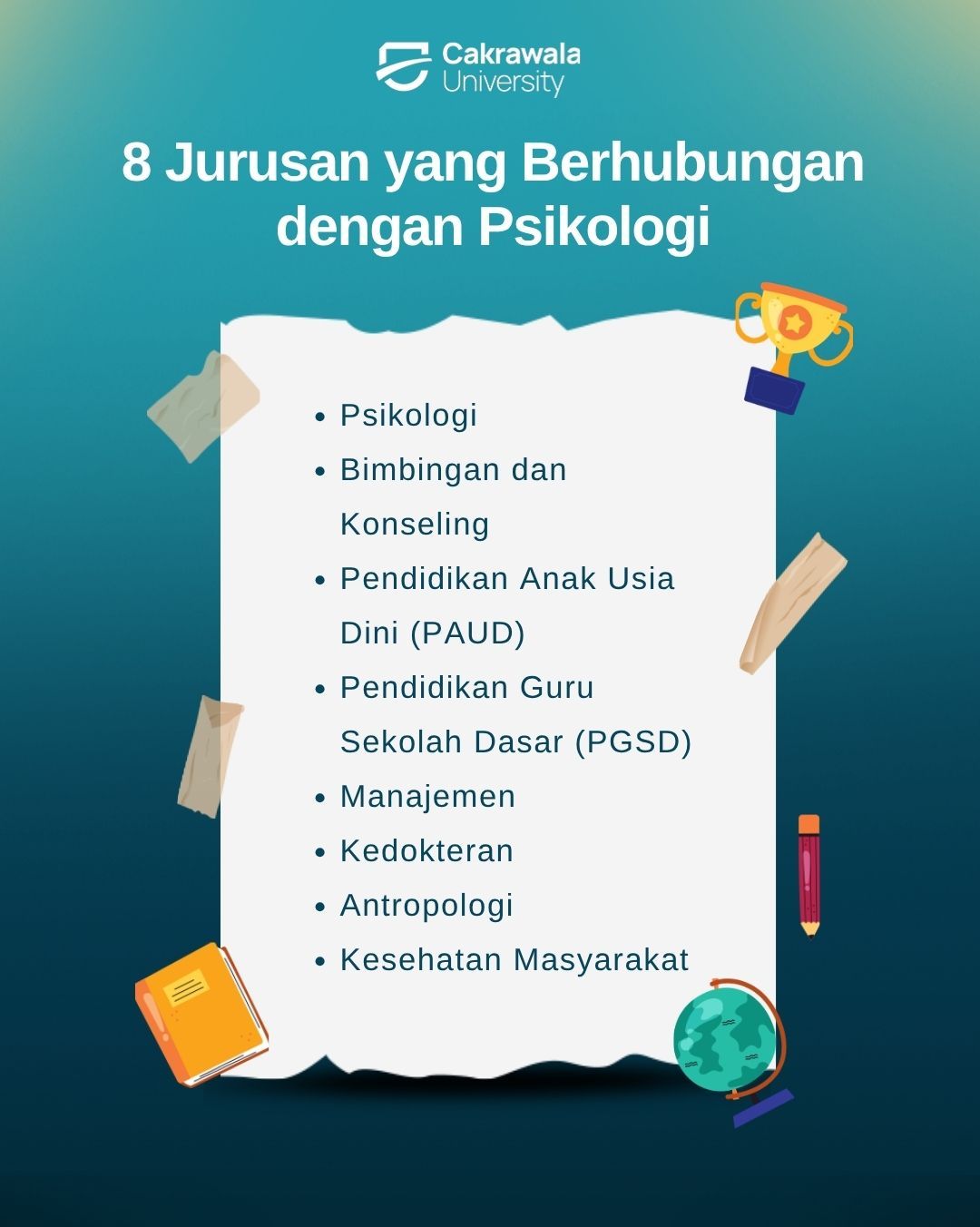 8 Jurusan yang Berhubungan dengan Psikologi