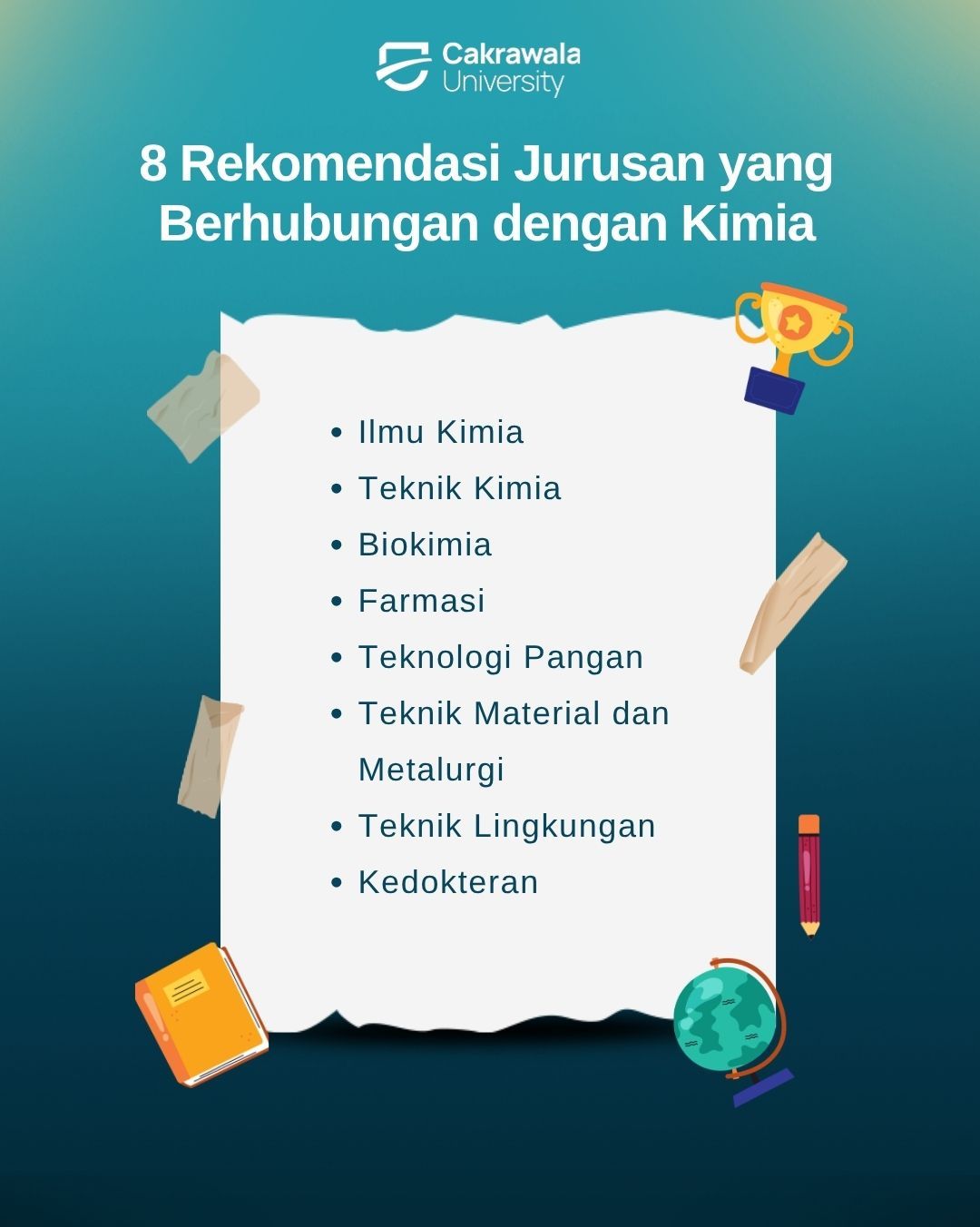 8 Rekomendasi Jurusan yang Berhubungan dengan Kimia