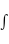 lambang integral